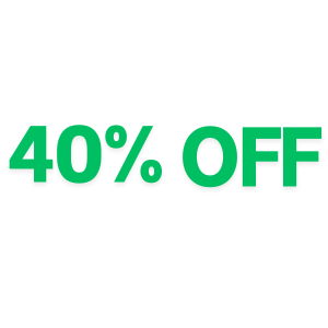 40% Off – Flash Sale