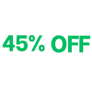 45% Off Domain Extensions